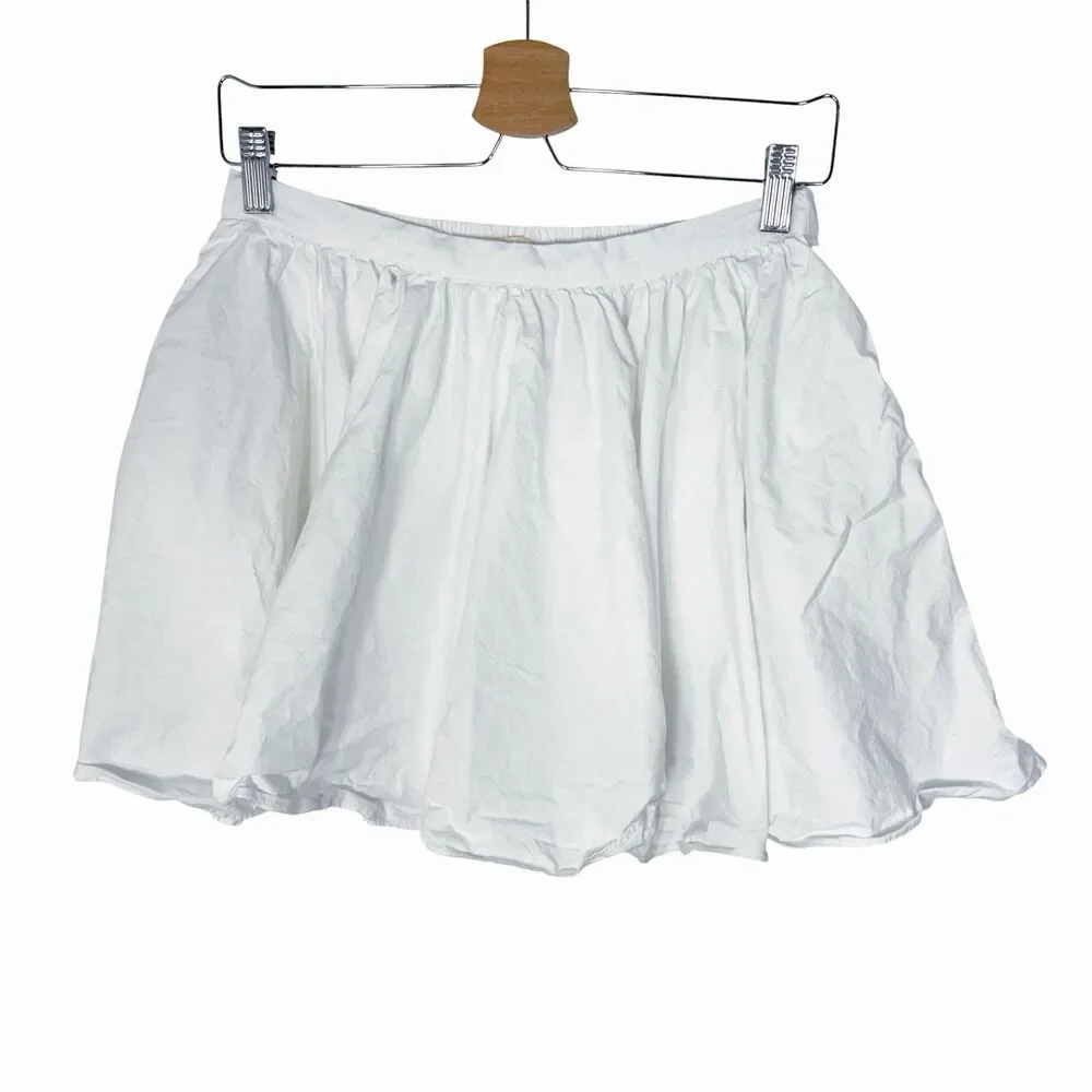 Free People Gaia Pocket Skirt In Optic White Boho Summer Size XS  ob1926739